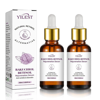 2PCS Bakuchiol Retinol Serum Retinol Rejuvenation Serum,For All Skin