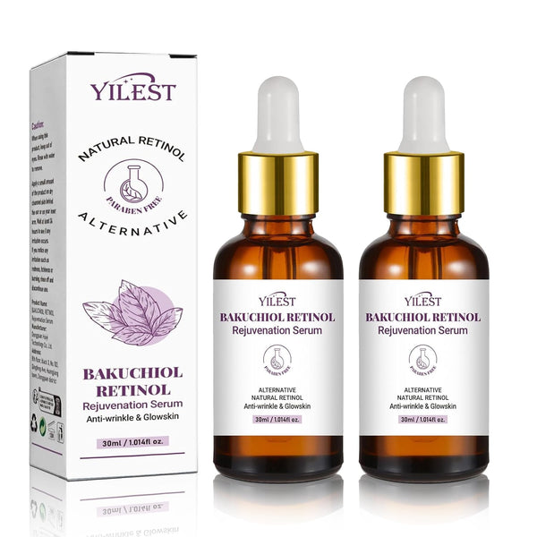 2PCS Bakuchiol Retinol Serum Retinol Rejuvenation Serum,For All Skin