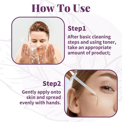 2PCS Bakuchiol Retinol Serum Retinol Rejuvenation Serum,For All Skin